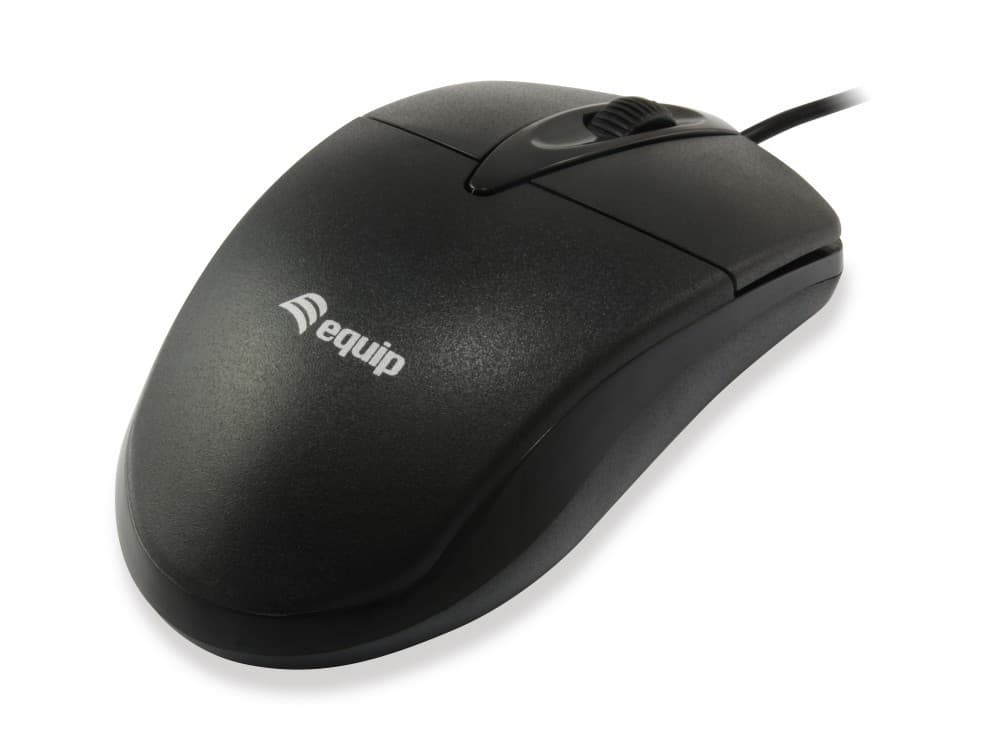EQUIP LIFE RATO OPTICO USB BLACK 1000DPI — miniatura 3