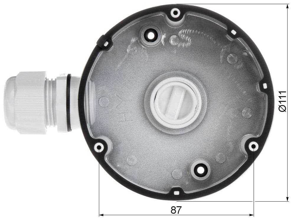 Hikvision DS-1280ZJ-DM18 Junction box, miniatura 5