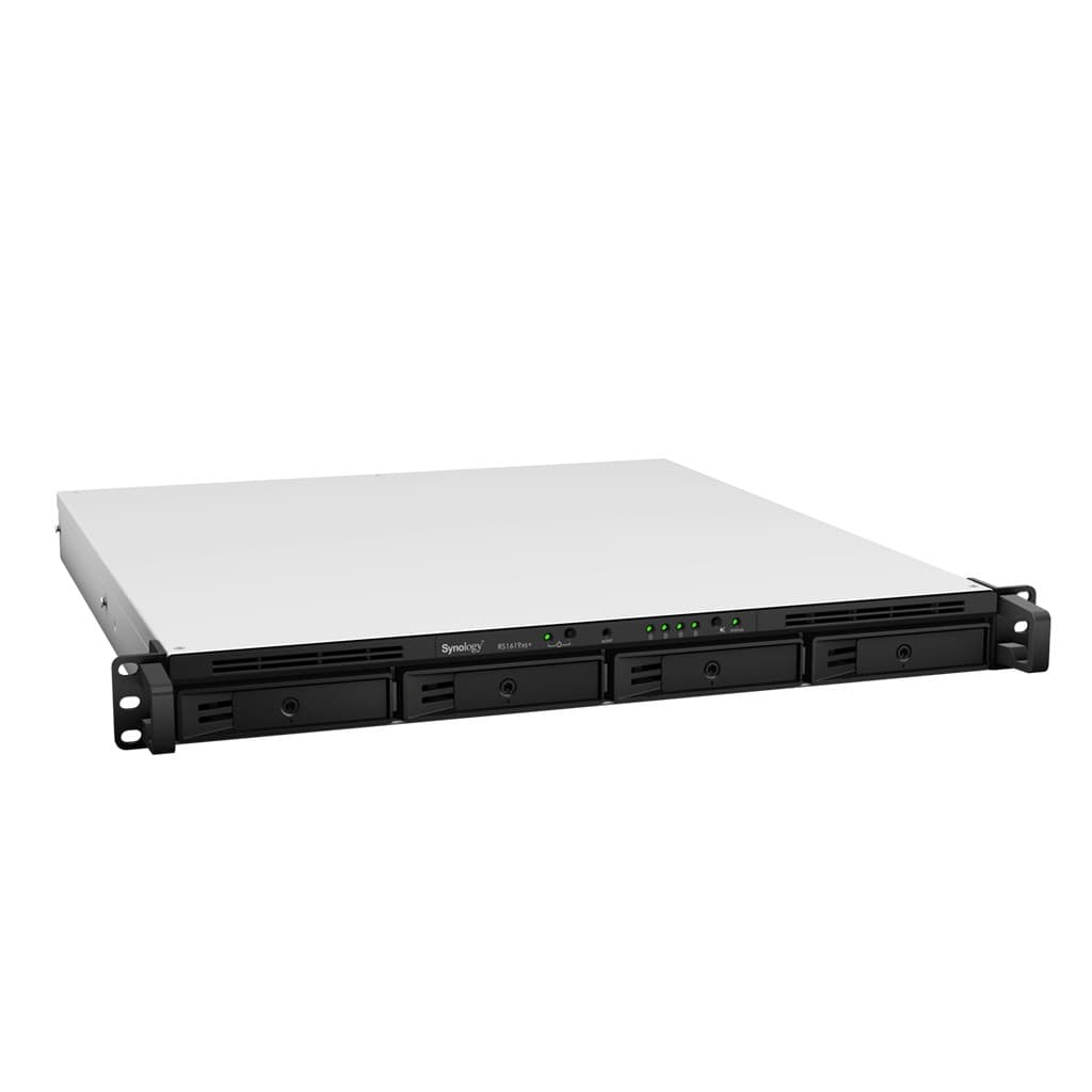 Synology RackStation RS1619xs+ - Servidor NAS - 4 baias - montável em bastidor - SATA 6Gb/s - RAID (expansão de disco rígido) 0, 1, 5, 6, 10, JBOD, RAID F1 - RAM 8 GB - Gigabit Ethernet - iSCSI assistência - 1U — miniatura 6