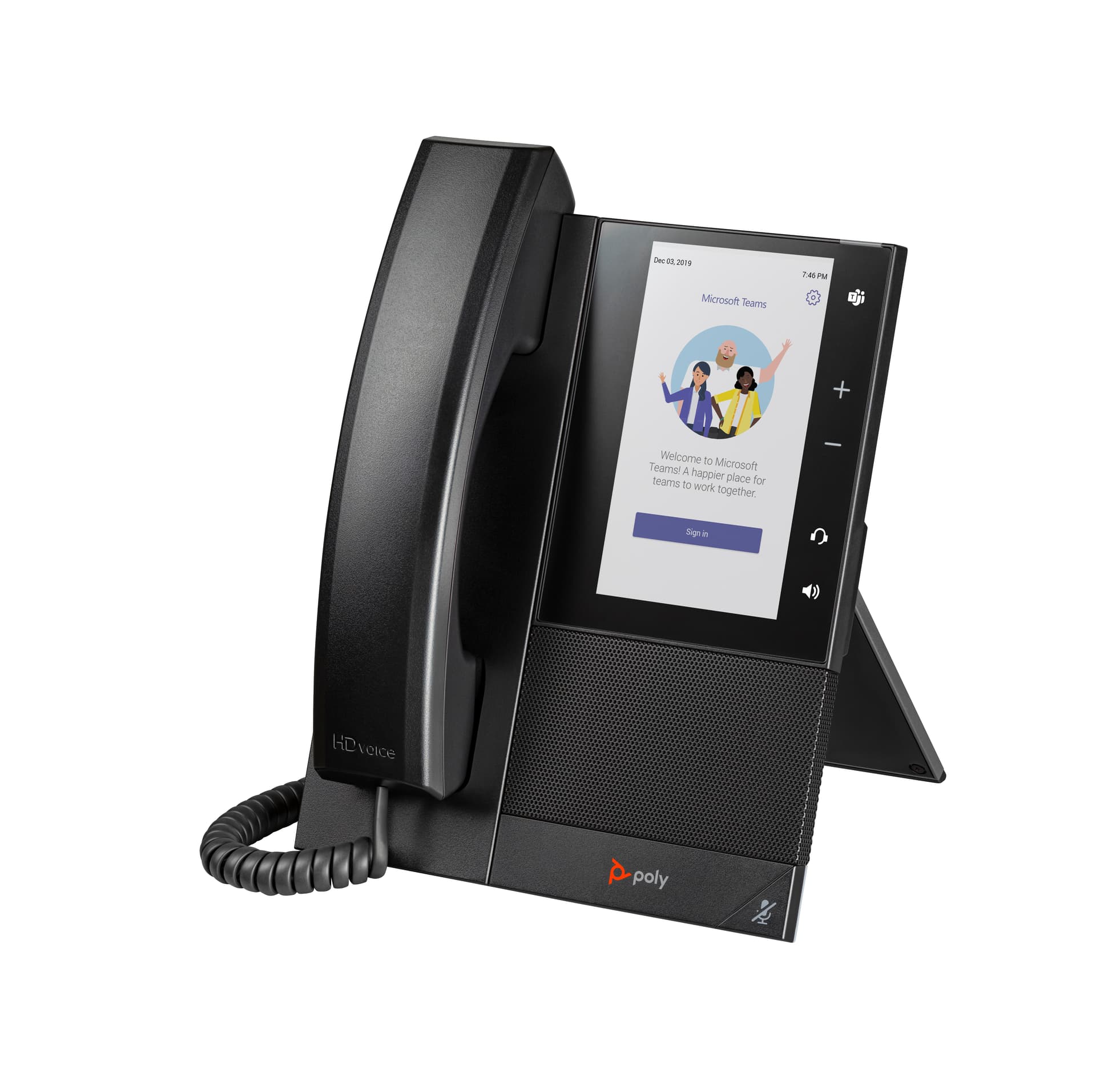 HP Poly Telefone Multimédia Empresarial Poly CCX 505 para Microsoft Teams com PoE — miniatura 5