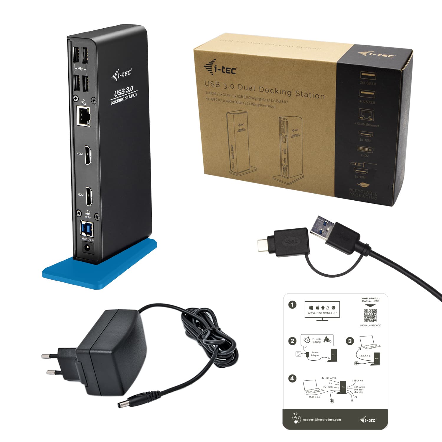 i-tec U3DUALHDMIDOCK, miniatura 5