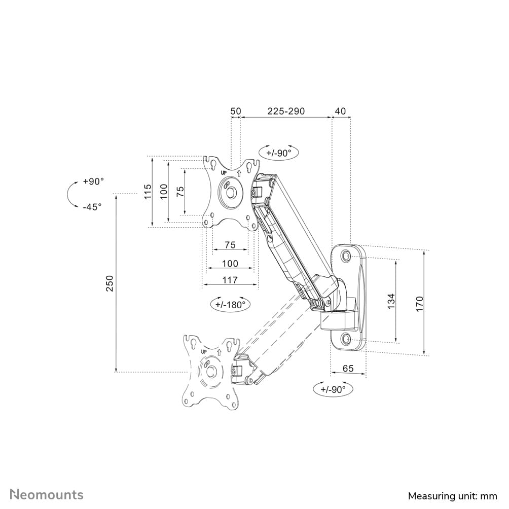 Neomounts WL70-440BL11, miniatura 18
