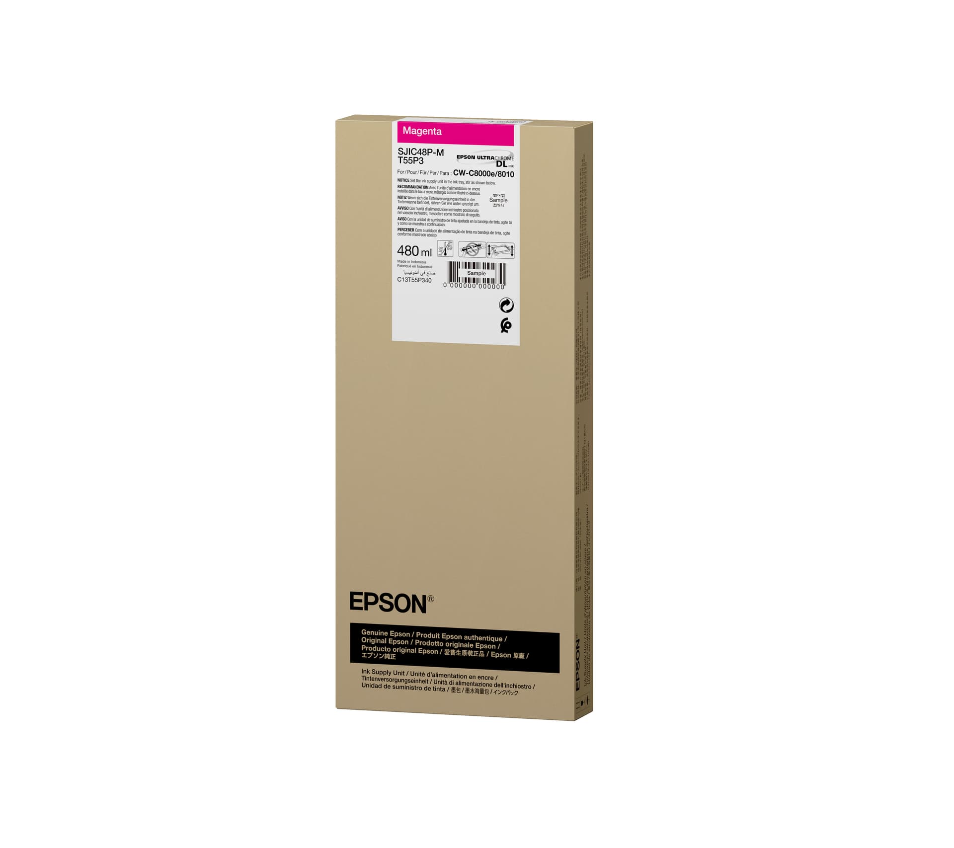 Epson SJIC48P-M Magenta ink cartridge for ColorWorks C8000e — miniatura 2