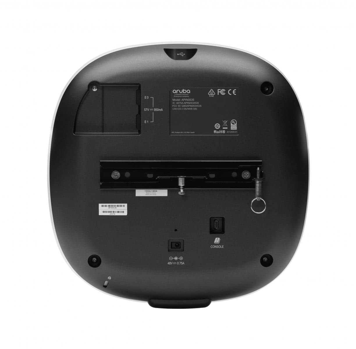 HPE Aruba AP-535 (RW) - Campus - ponto de acesso sem fios - ZigBee, Bluetooth, Wi-Fi 6 - 2.4 GHz, 5 GHz — miniatura 2