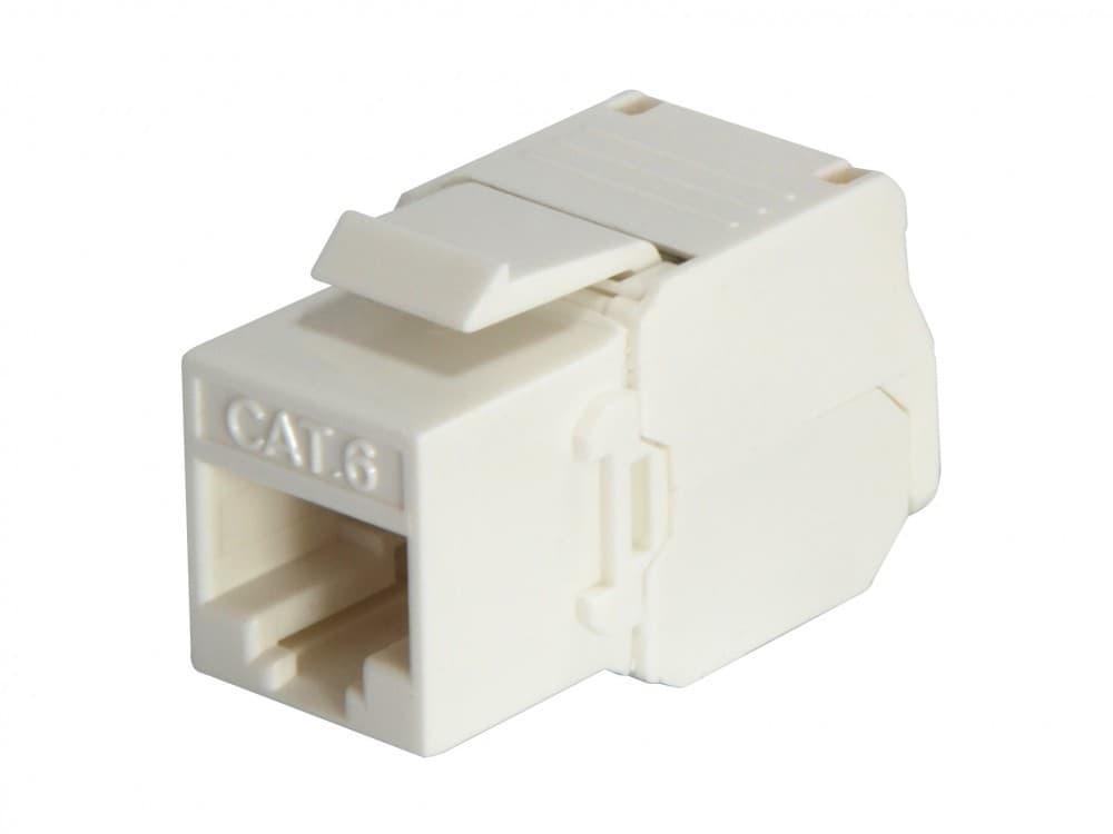 EQUIP ADAPTADOR KEYSTONE JACK CAT6 UTP TOOLFREE SET 8 UNID — miniatura 4