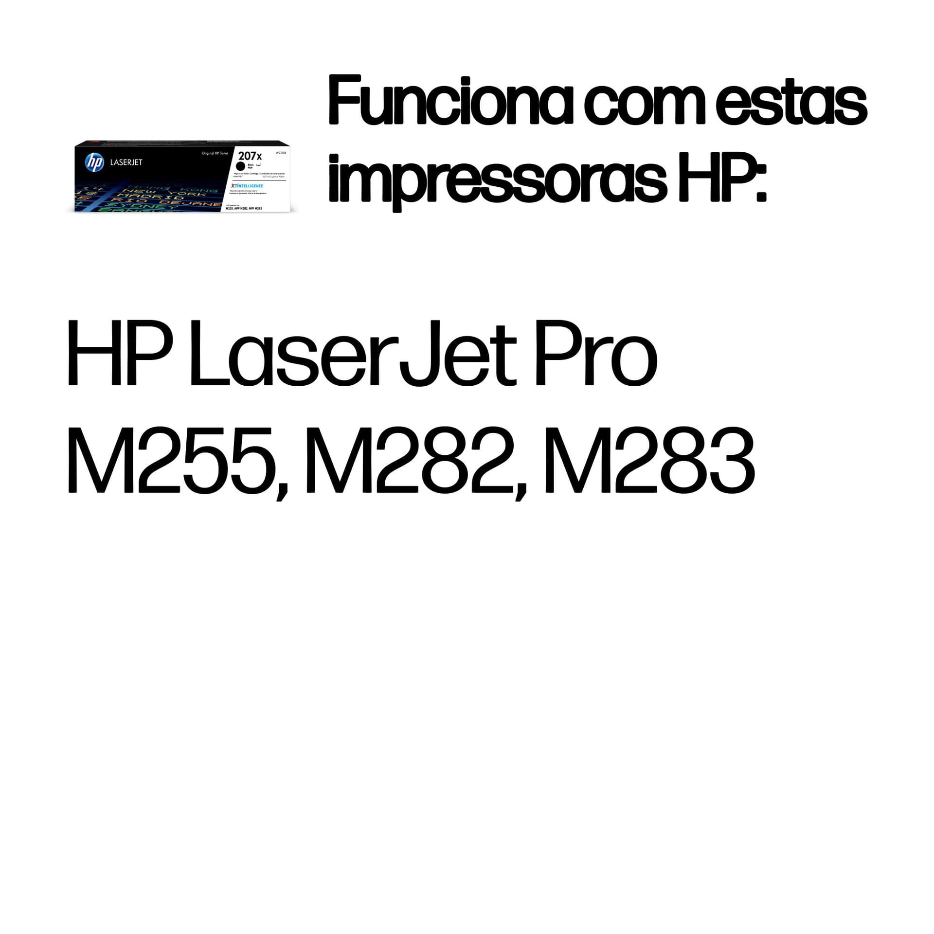 HP Toner LaserJet Original 207X Preto de elevado rendimento — miniatura 2
