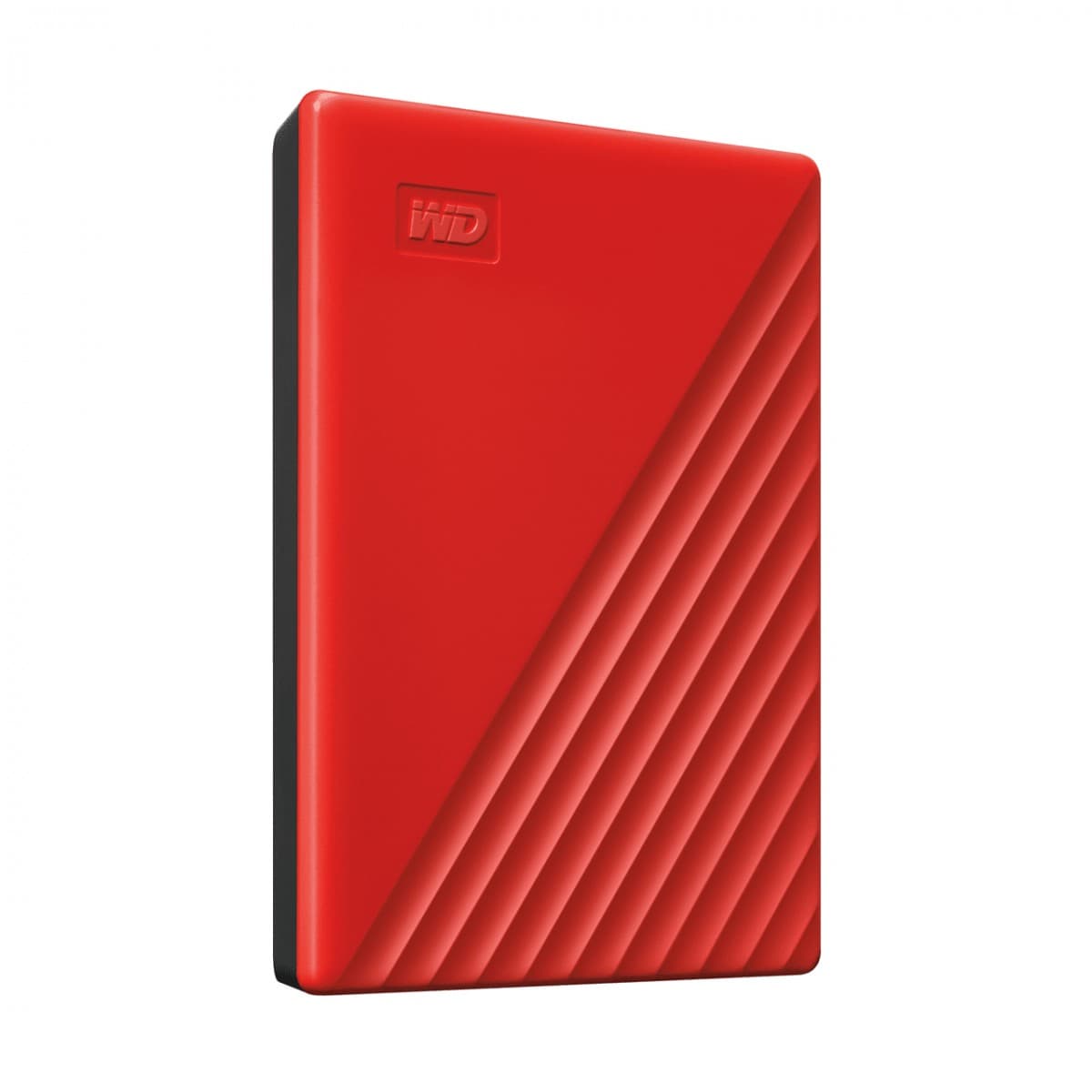 WD My Passport WDBPKJ0040BRD - Disco rígido - encriptado - 4 TB - externa (portátil) - USB 3.2 Gen 1 - 256-bits AES - vermelho — miniatura 3
