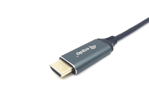 EQUIP CABO USB-C TO HDMI M/M 4K/60HZ ALUMINUM SHELL 1.0MT — miniatura 2