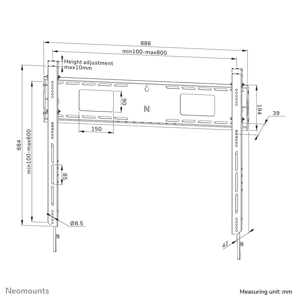 Neomounts WL30-750BL18 — miniatura 20