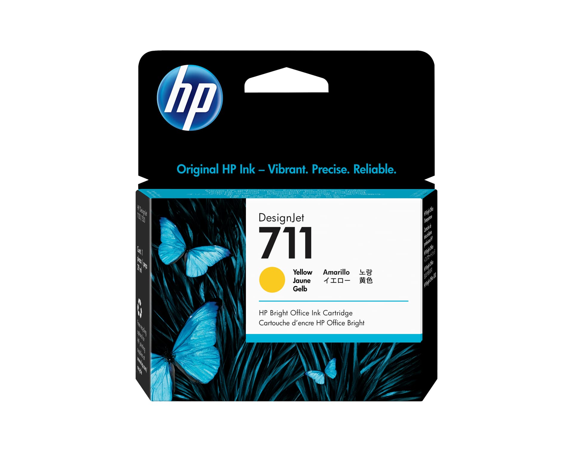 HP Tinteiro DesignJet 711 Amarelo de 29 ml — miniatura 1