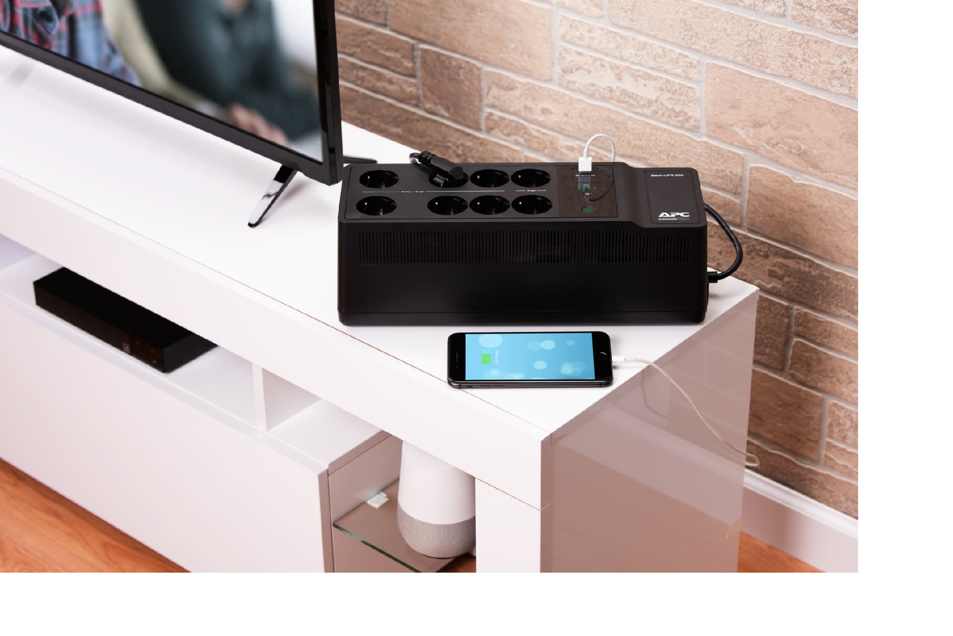APC Back-UPS 650VA 230V 1 USB charging port - (Offline-) USV — miniatura 3