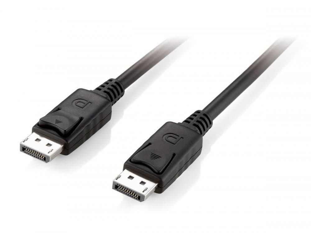 EQUIP CABO DISPLAYPORT 1.2 M/M 5.0M BLACK WITH LATCH — miniatura 1