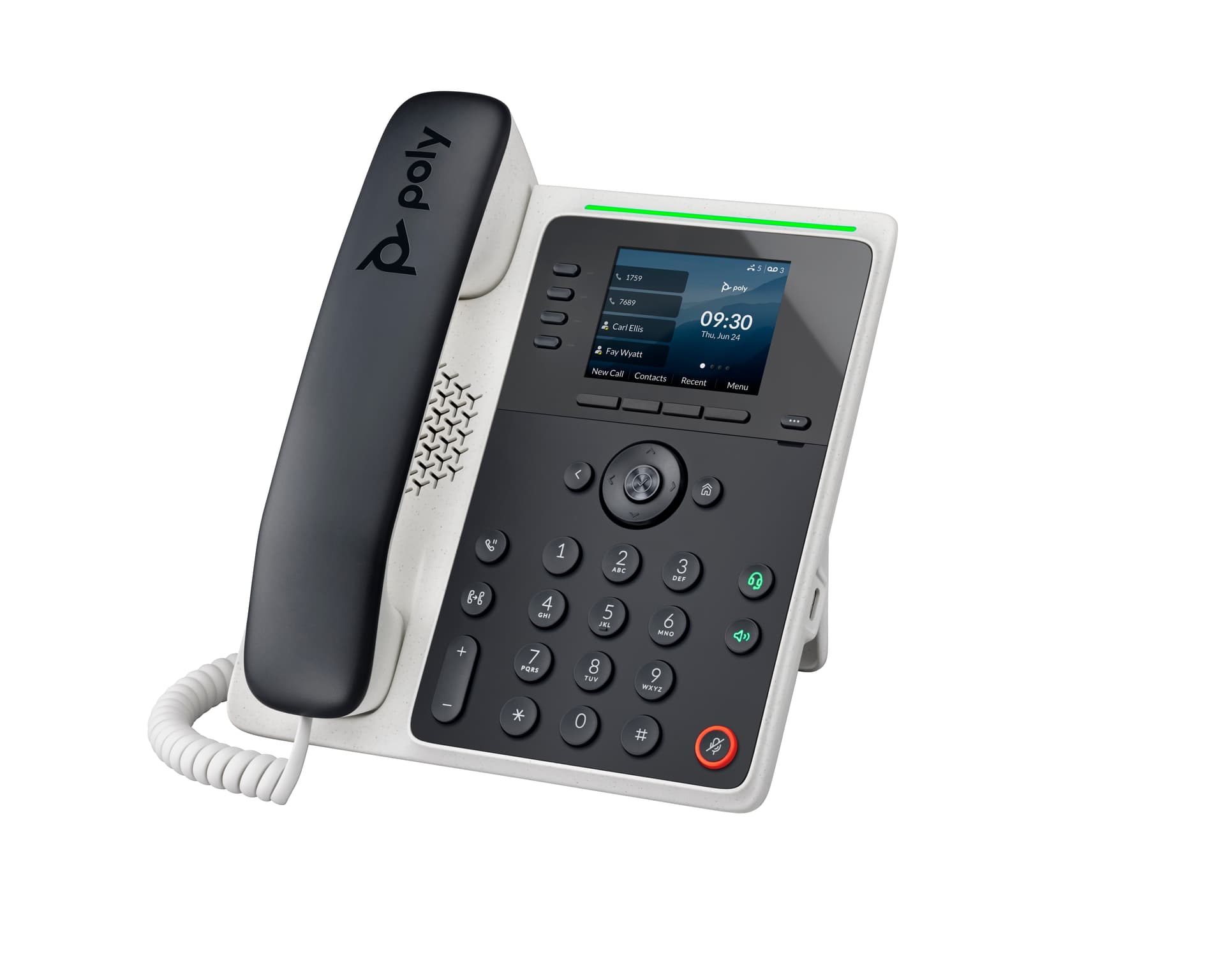 HP Poly Telefone IP Poly Edge E220 com PoE — miniatura 3