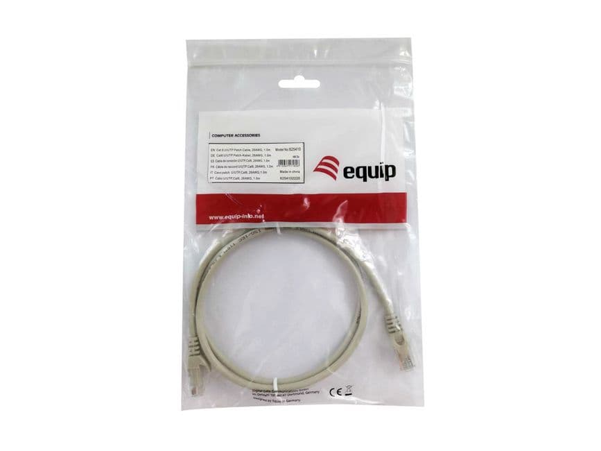 EQUIP CHICOTE CAT6 U/UTP 1M BEGE — miniatura 4
