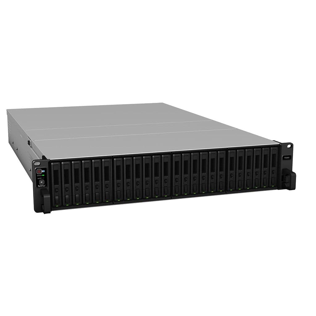 Synology FlashStation FS3600 - Servidor NAS - 24 baias - montável em bastidor - RAID (expansão de disco rígido) 0, 1, 5, 6, 10, JBOD, RAID F1 - RAM 16 GB - Gigabit Ethernet / 10 Gigabit Ethernet - iSCSI assistência - 2U — miniatura 6