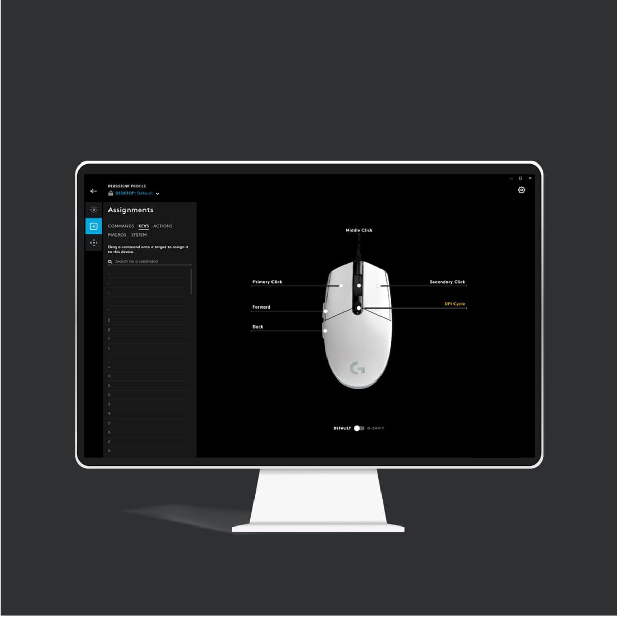 Logitech Gaming Mouse G203 LIGHTSYNC - Rato - óptico - 6 botões - com cabo - USB - preto, miniatura 9