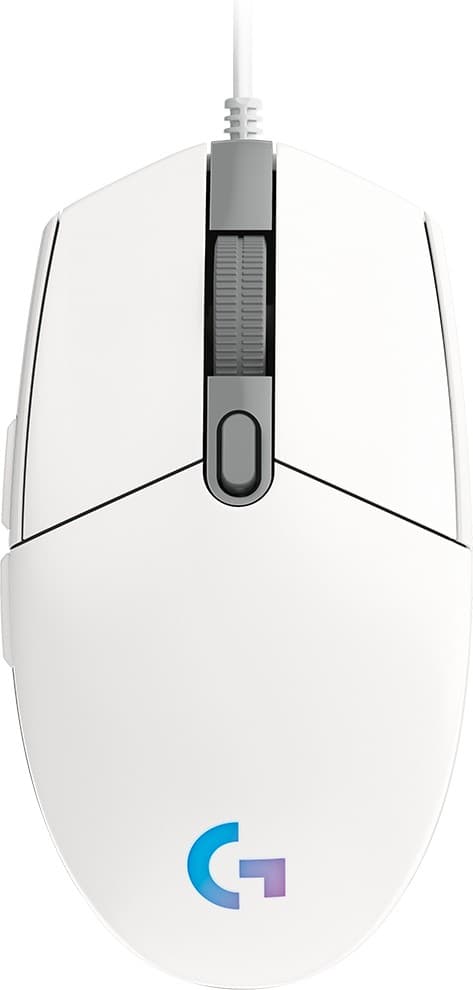 Logitech Gaming Mouse G102 LIGHTSYNC - Rato - para direita - óptico - 6 botões - com cabo - USB - branco — miniatura 2