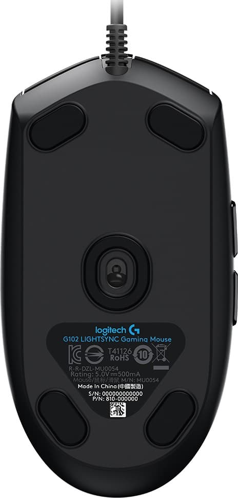 Logitech Gaming Mouse G102 LIGHTSYNC - Rato - para direita - óptico - 6 botões - com cabo - USB - preto — miniatura 4