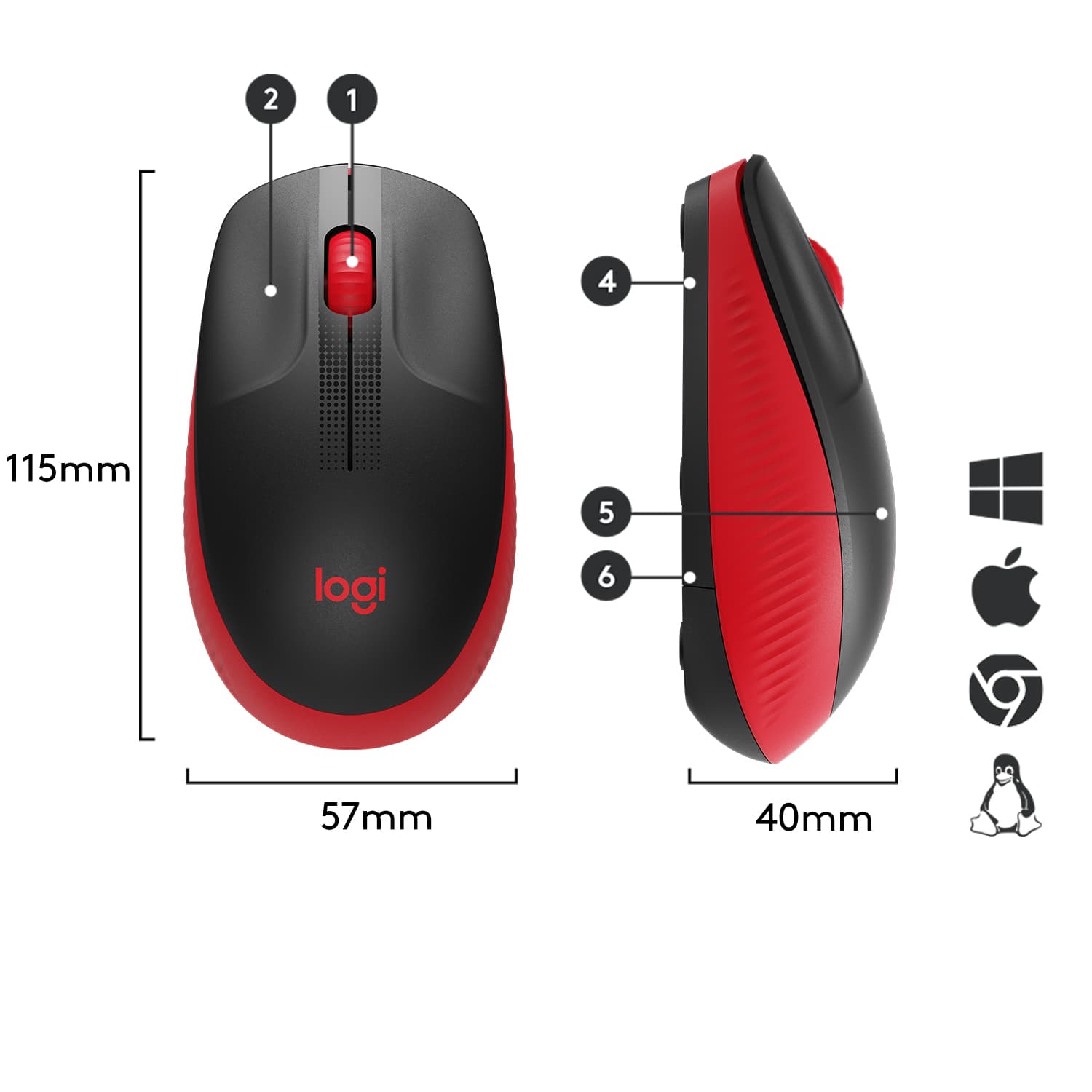 Logitech M190 — miniatura 6