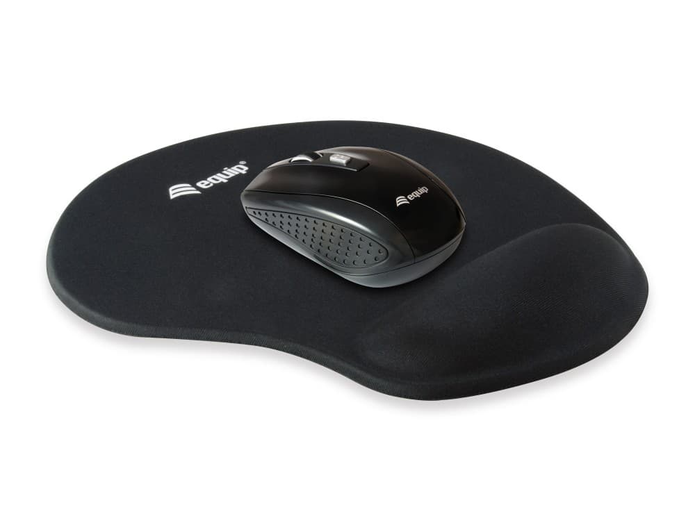 EQUIP LIFE TAPETE RATO C/ APOIO PULSO GEL BLACK — miniatura 2