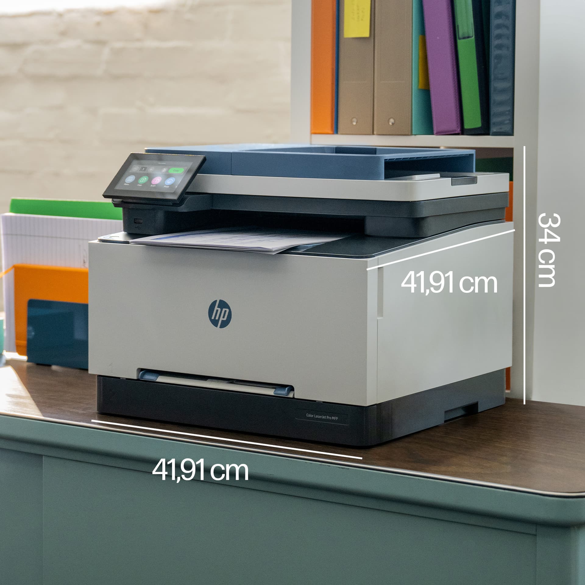 HP LaserJet Pro 3302fdw Sem fios Multifunction Cor Impressora, Copiadora, Scanner; Frente e verso — miniatura 5