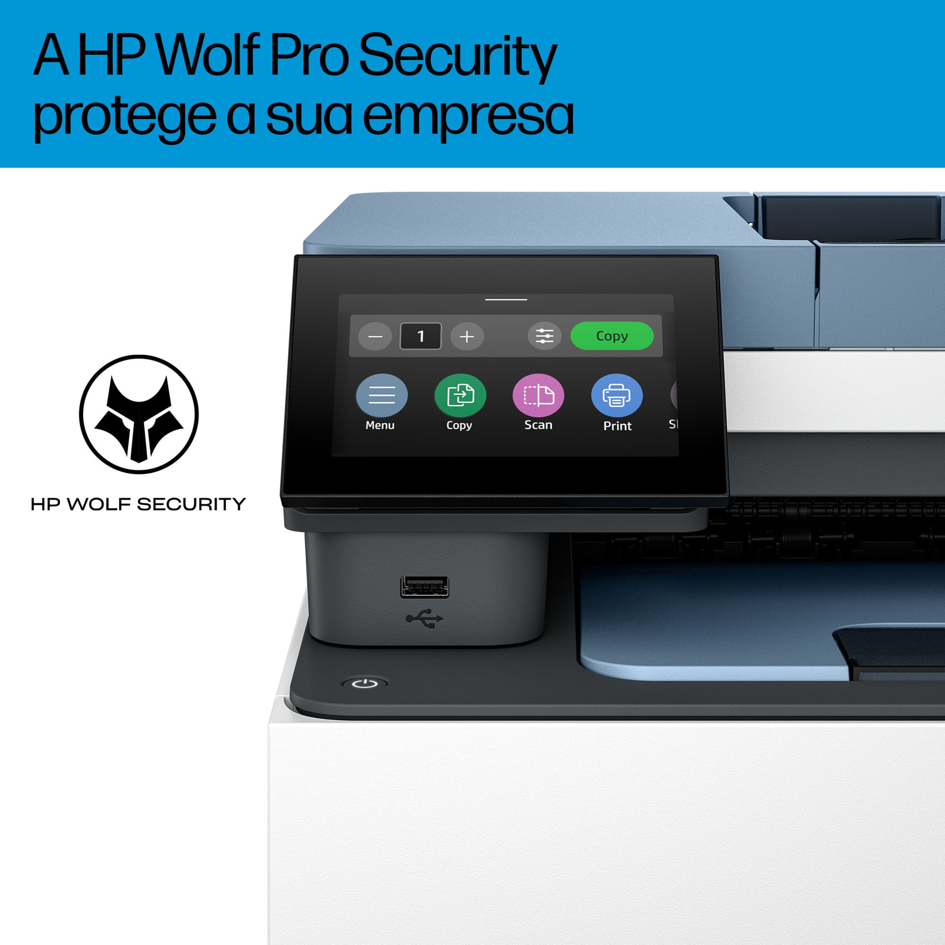 HP LaserJet Pro 3302fdw Sem fios Multifunction Cor Impressora, Copiadora, Scanner; Frente e verso — miniatura 6