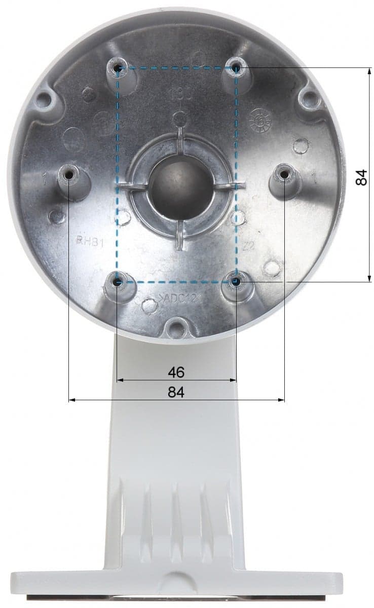 Hikvision DS-1273ZJ-130-TRL Wall mount, miniatura 3