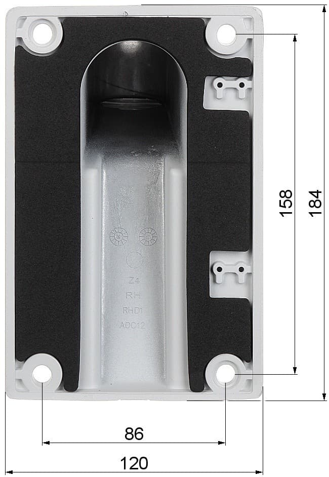 Hikvision DS-1273ZJ-130-TRL Wall mount, miniatura 4