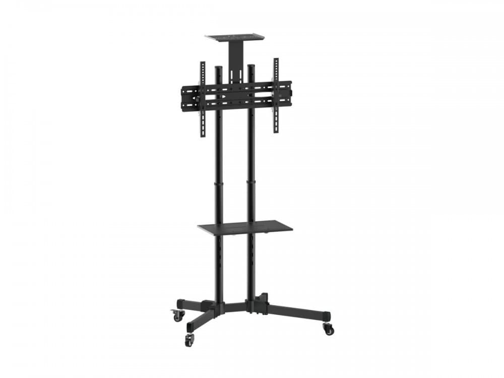 EQUIP ERGO SUPORTE CHÃO MOVEL LCD 37" 75" COM PRATELEIRA 650603 — miniatura 3