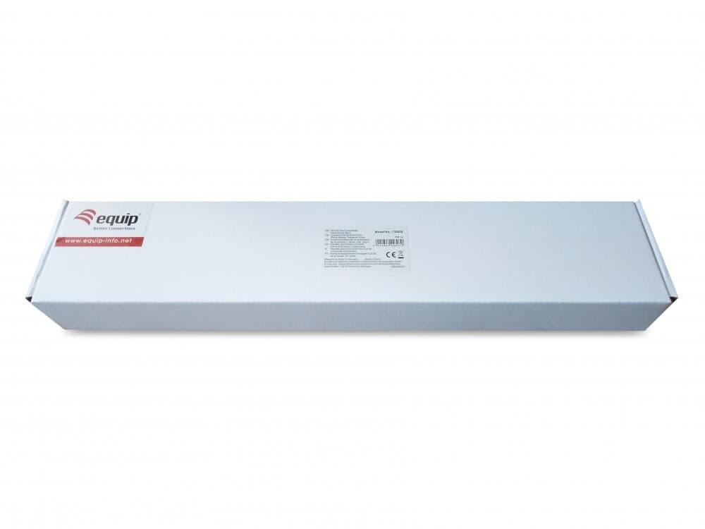 EQUIP PATCH PANEL 19" CAT6 UTP 24PORT 1U PRETO BASIC — miniatura 2