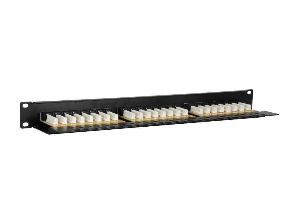 EQUIP PATCH PANEL 19" CAT6 UTP 24PORT 1U PRETO — miniatura 4