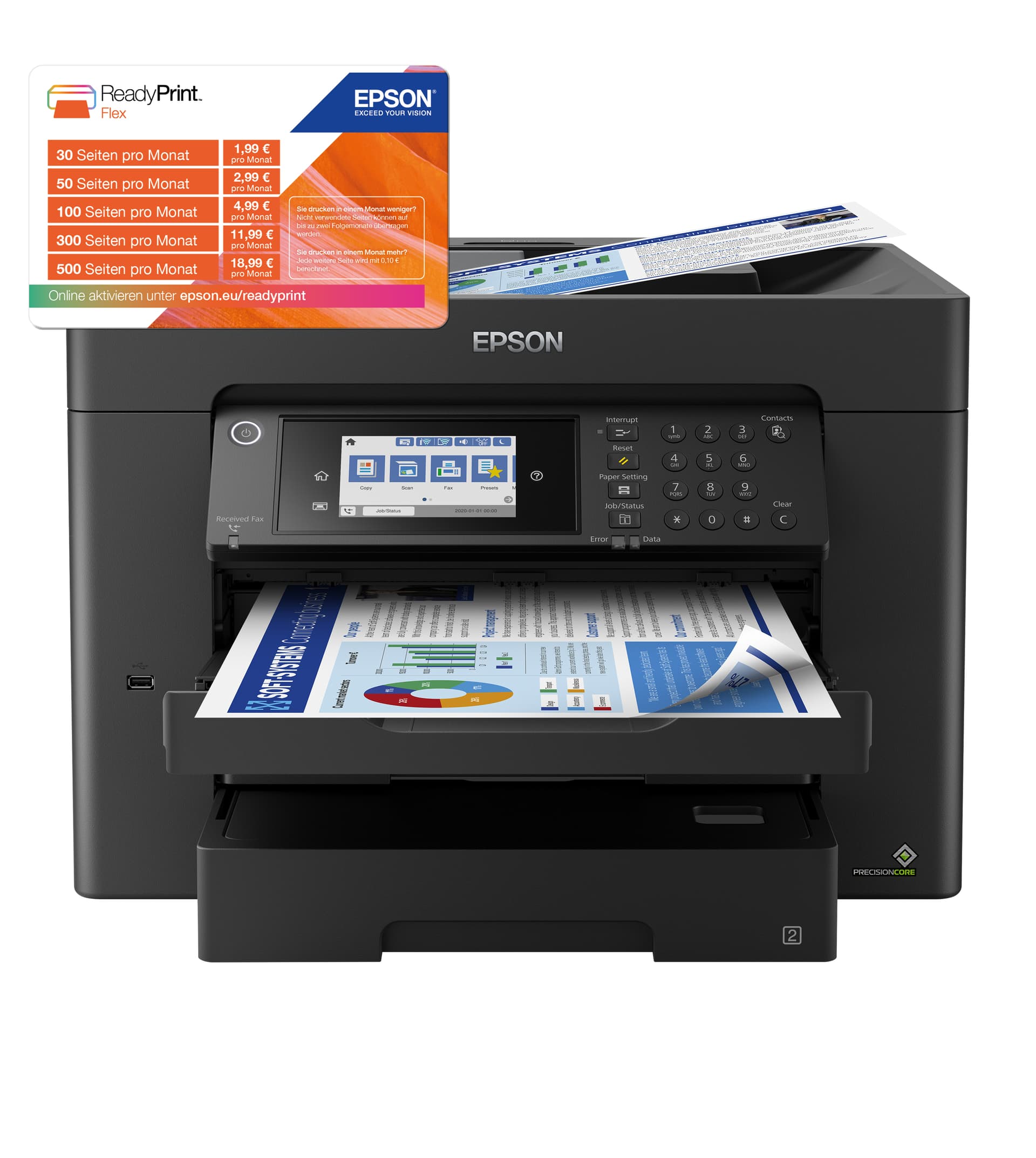 Epson WorkForce Pro WorkForce WF-7840DTWF — miniatura 9