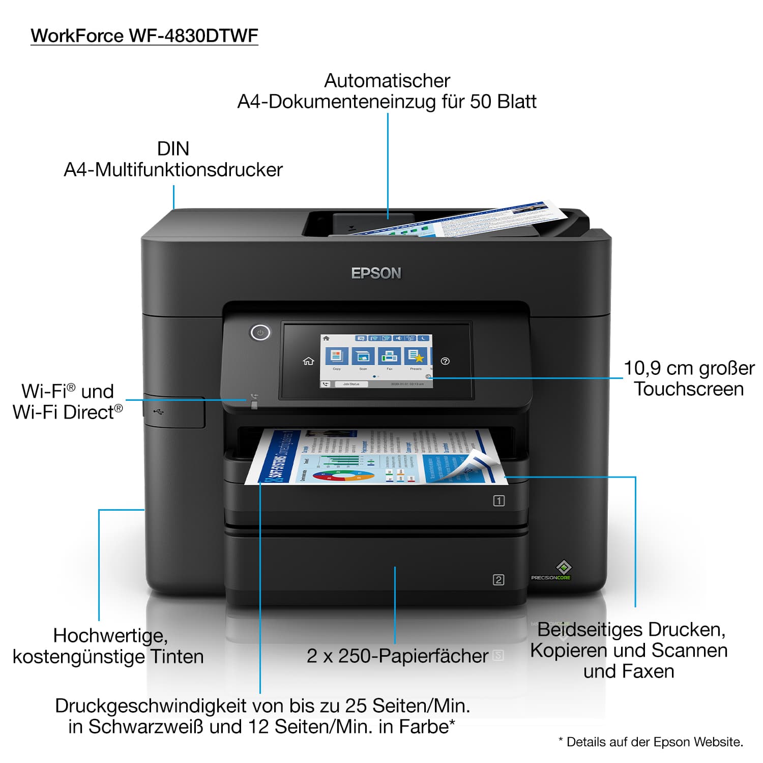 Epson WorkForce Pro WF-4830DTWF — miniatura 10