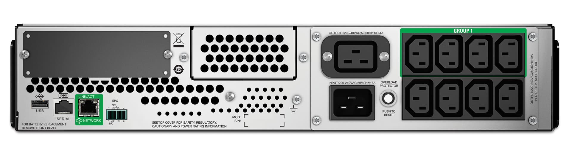 APC Smart-UPS 2200VA LCD RM 2U 230V with SmartConnect — miniatura 2