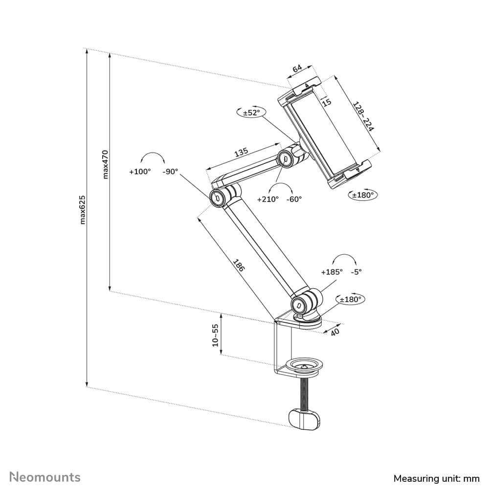 Neomounts DS15-545BL1, miniatura 20