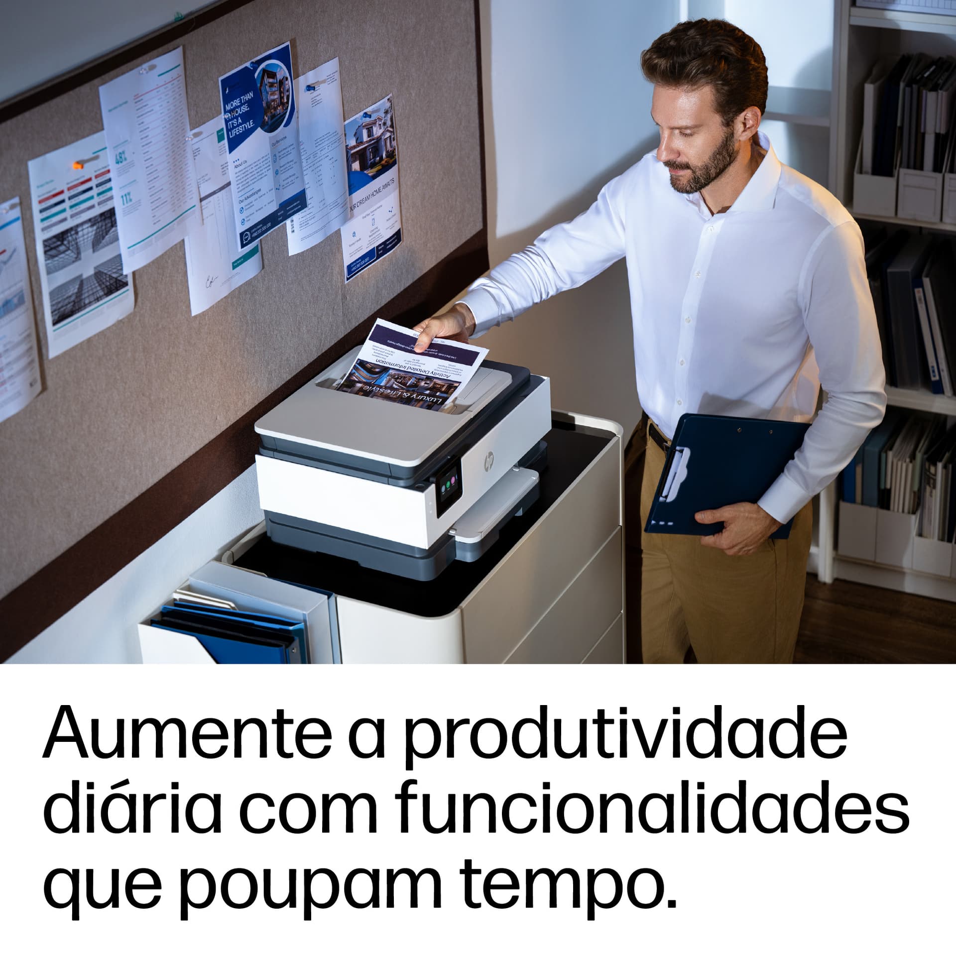 HP OfficeJet Pro 8135e Sem fios All-in-One Cor Impressora, Instant Ink; Impressão frente e verso, miniatura 10