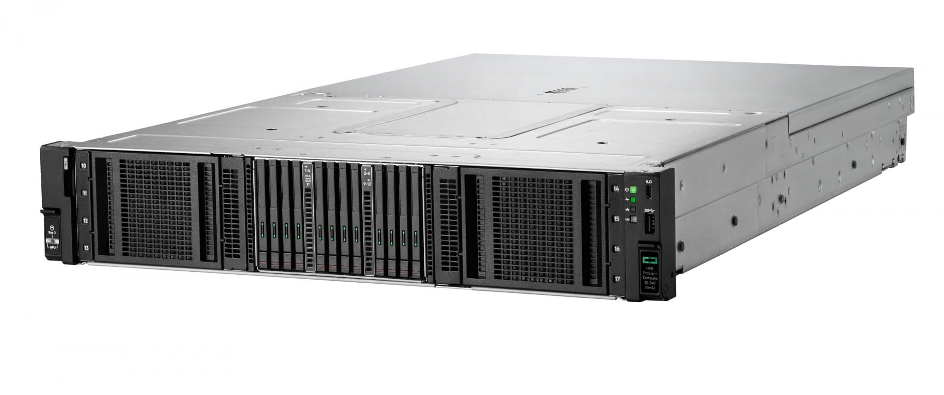 HPE ProLiant Compute DL340 Gen12 6515P 2.3GHz 16c 1P 1x64GB-R 8SFF MR416i-o 2x1000W PS EU Server — miniatura 2