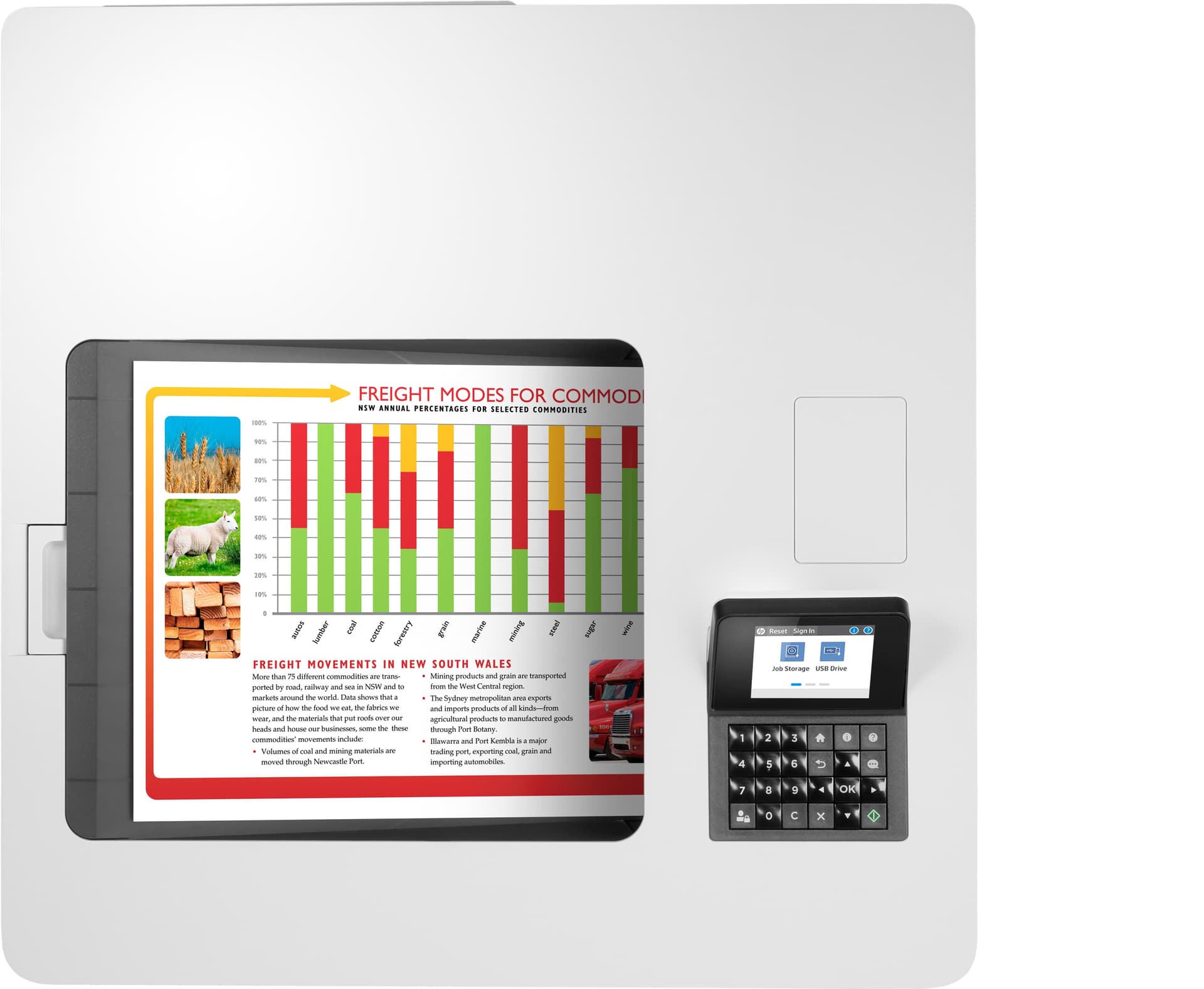 HP Color LaserJet Enterprise Impressora M554dn, miniatura 5
