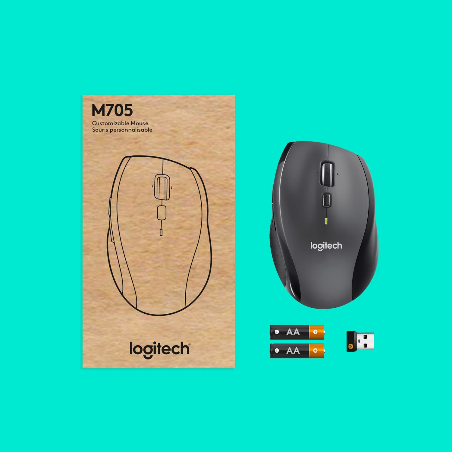 Logitech Customizable Mouse M705 — miniatura 9