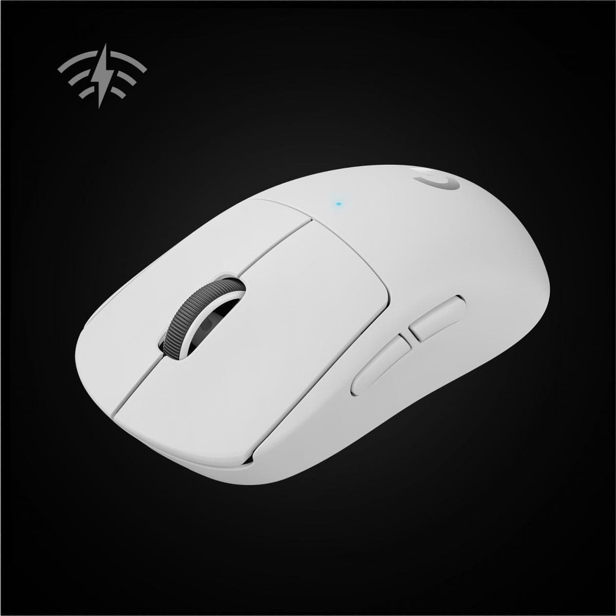 Logitech PRO X SUPERLIGHT Wireless Gaming Mouse - Rato - óptico - 5 botões - sem fios - 2.4 GHz - recetor USB Logitech LIGHTSPEED - branco — miniatura 4
