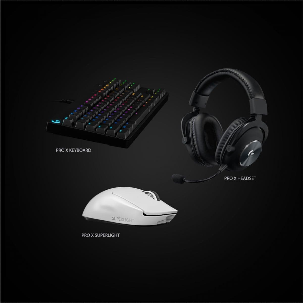 Logitech PRO X SUPERLIGHT Wireless Gaming Mouse - Rato - óptico - 5 botões - sem fios - 2.4 GHz - recetor USB Logitech LIGHTSPEED - branco — miniatura 9