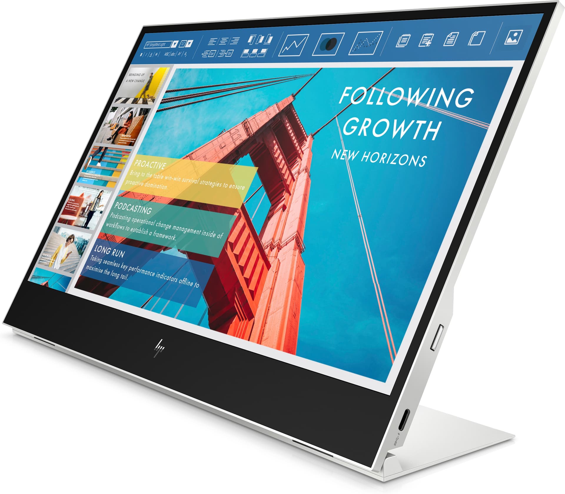 HP E-Series Monitor Portátil E14 G4 — miniatura 2