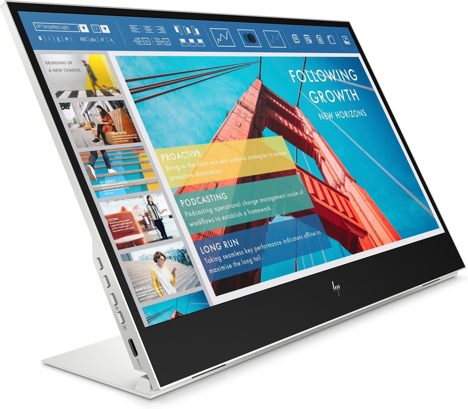 HP E-Series Monitor Portátil E14 G4 — miniatura 3