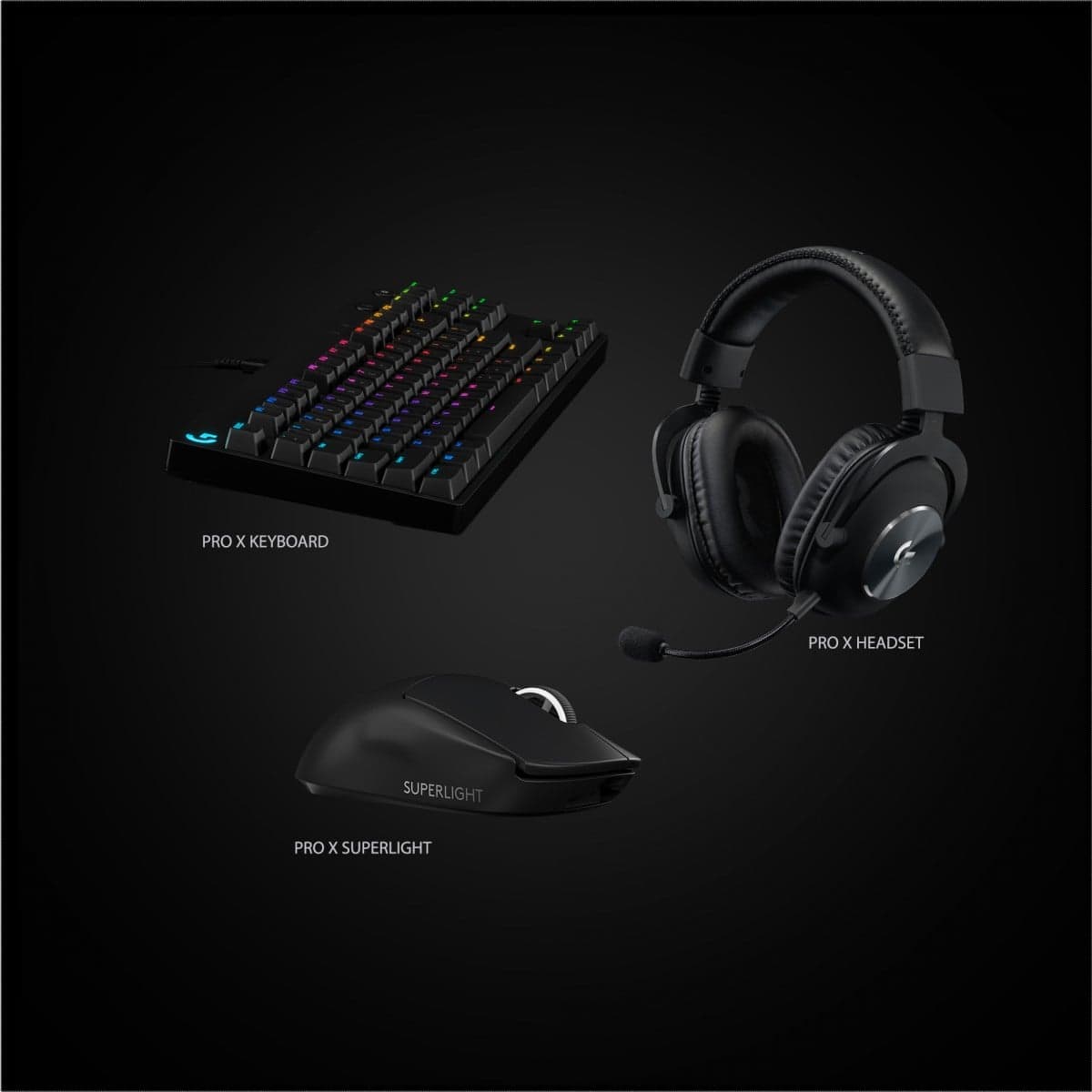 Logitech PRO X SUPERLIGHT Wireless Gaming Mouse - Rato - óptico - 5 botões - sem fios - 2.4 GHz - recetor USB Logitech LIGHTSPEED - preto — miniatura 9