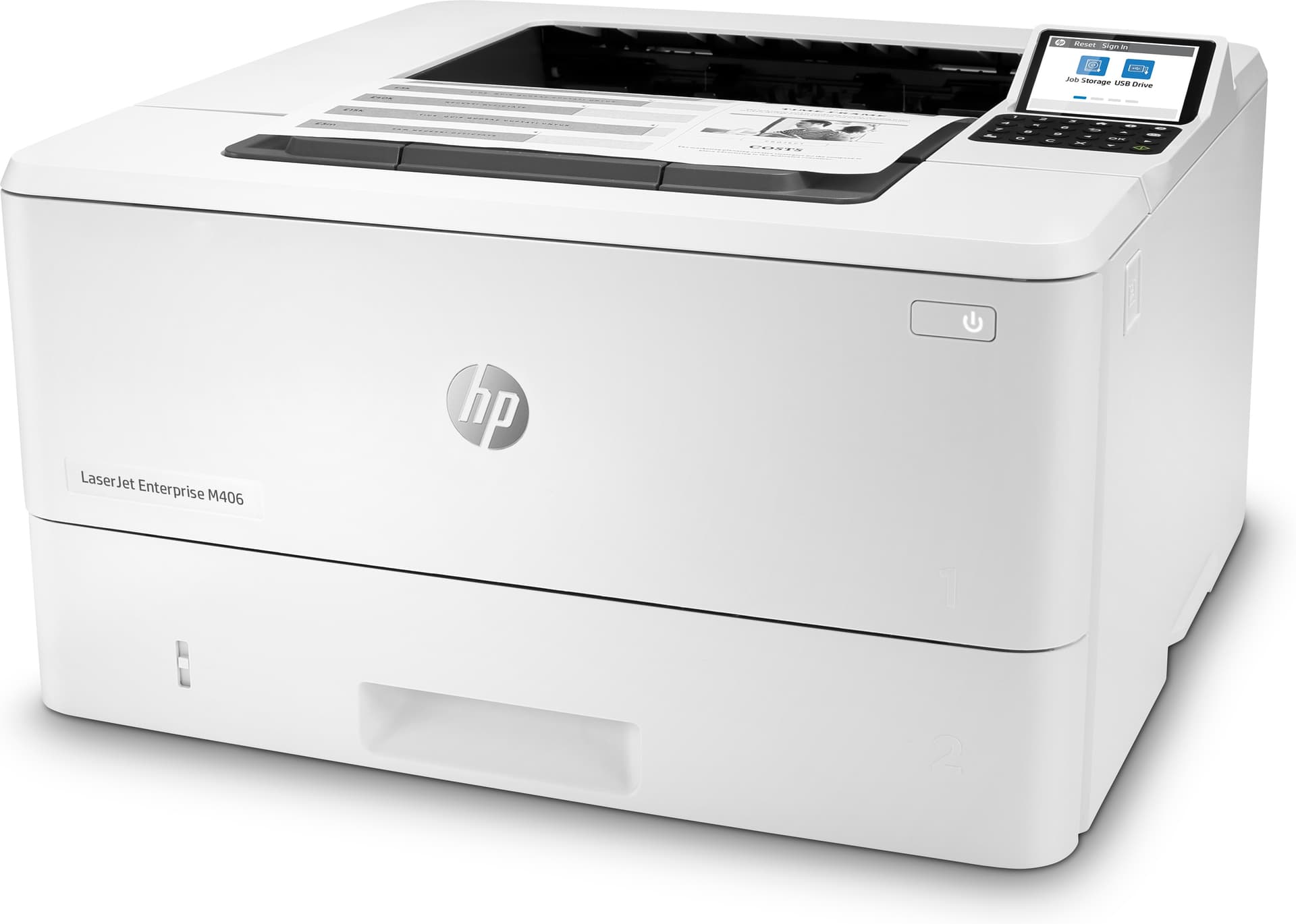 HP LaserJet Enterprise Impressora M406dn, miniatura 2