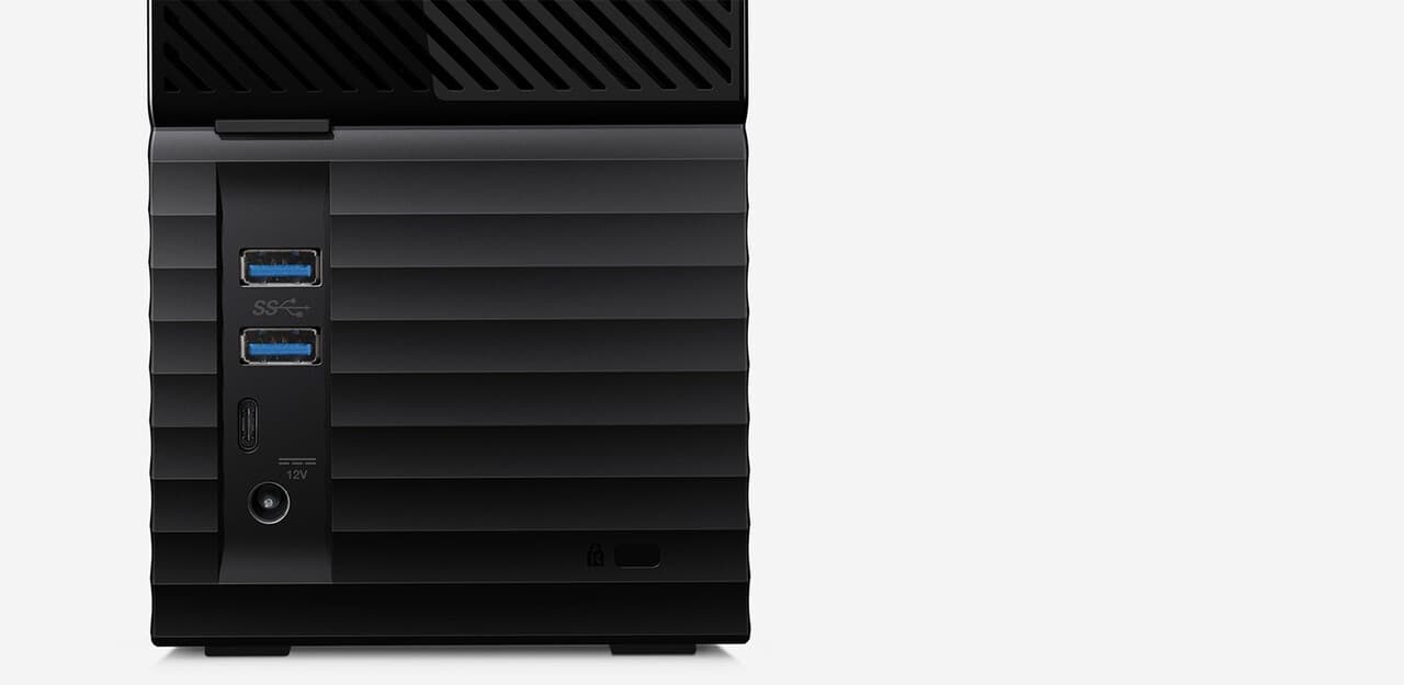 WD My Book Duo WDBFBE0360JBK - Matriz de disco rígido - 36 TB - 2 baias - HDD 18 TB x 2 - USB 3.1 Gen 1 (externo) — miniatura 7