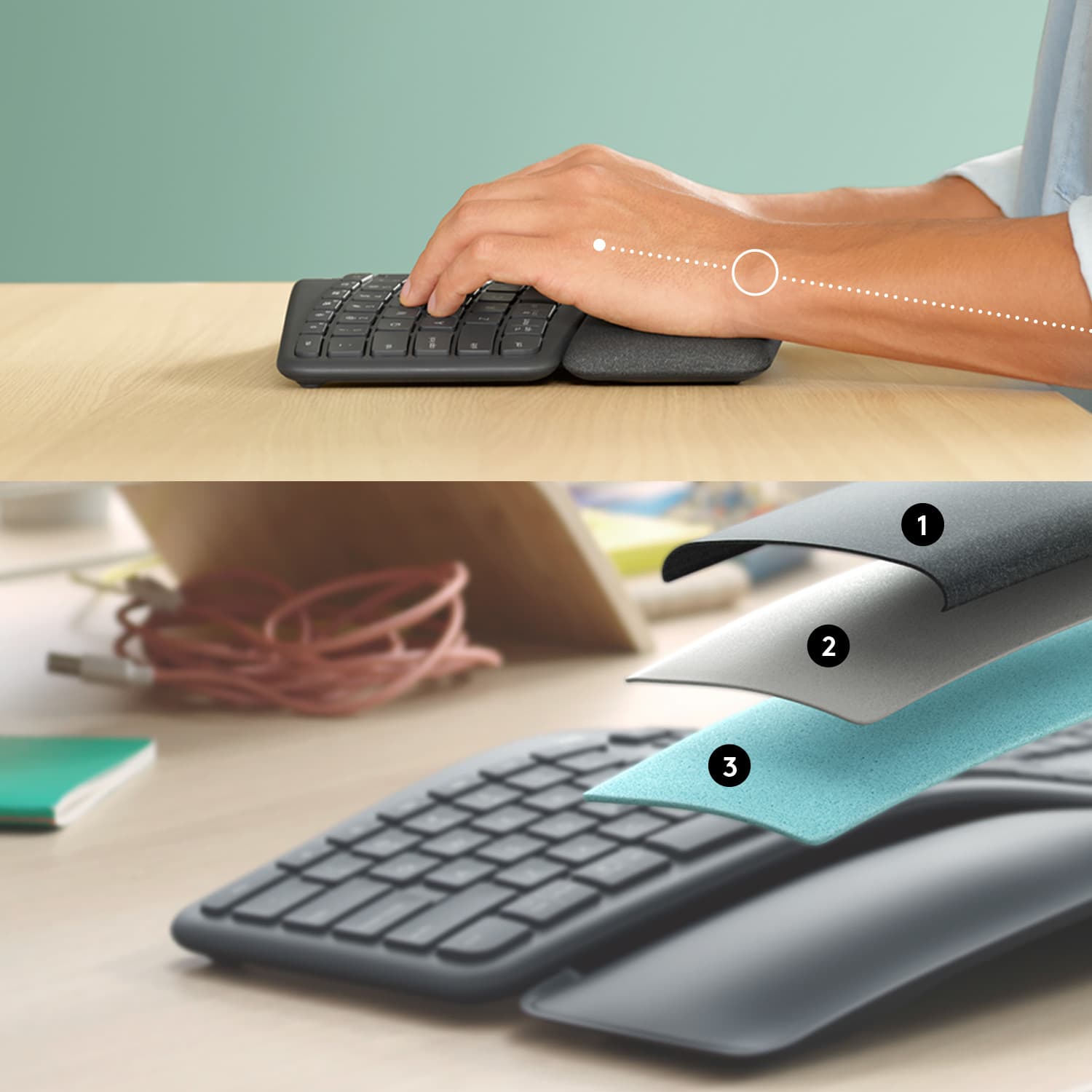 Logitech ERGO K860, miniatura 3
