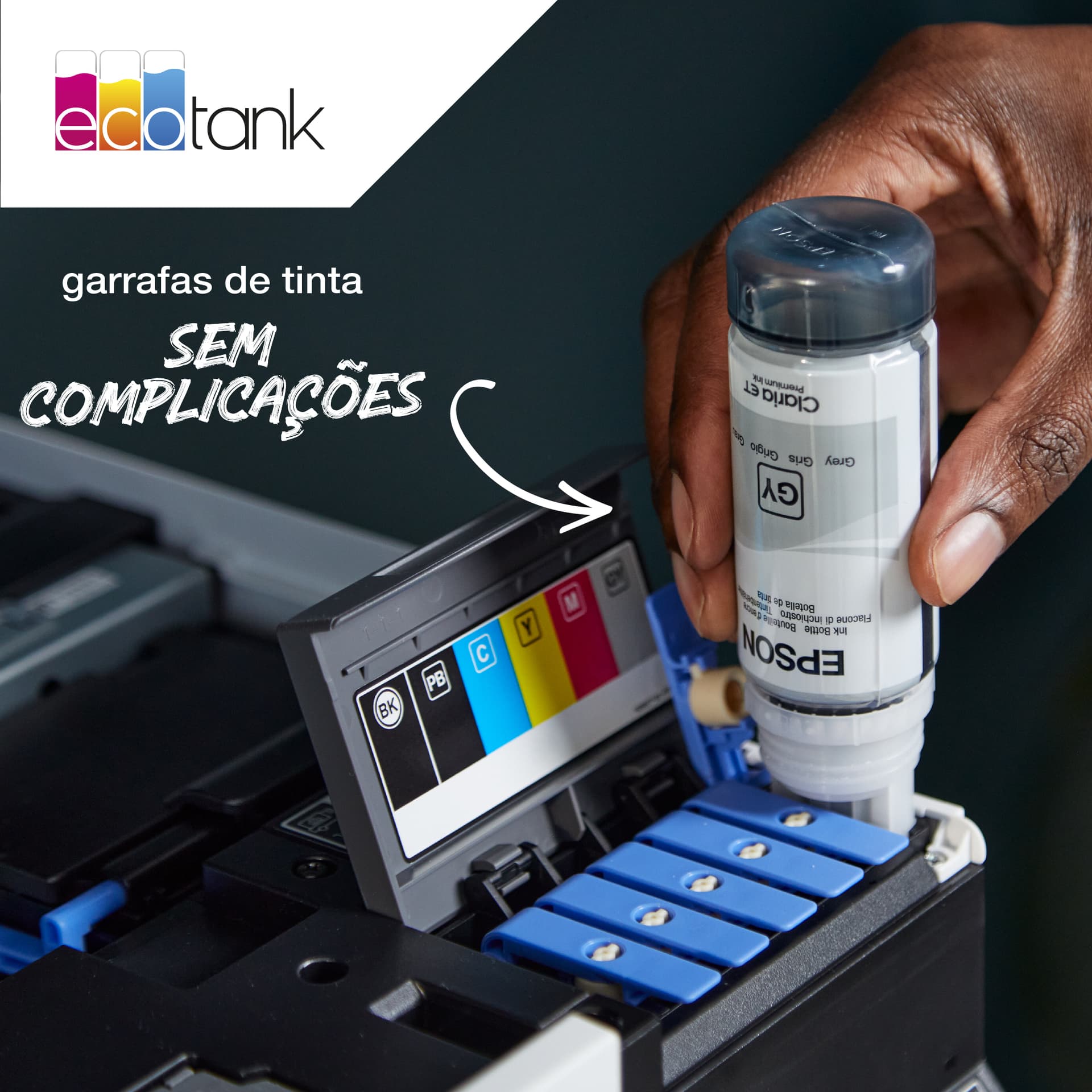 Epson 114 EcoTank Cyan ink bottle — miniatura 4