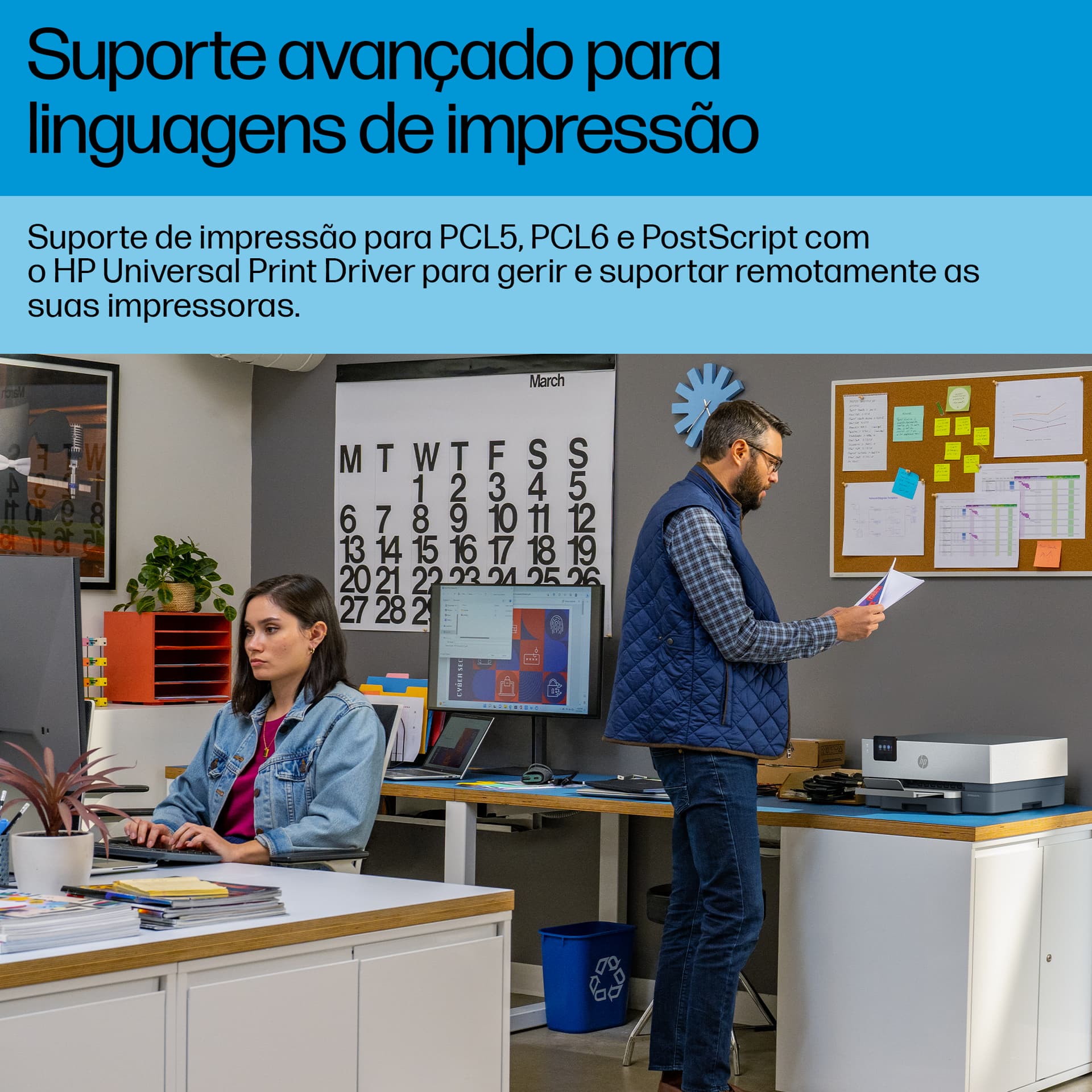 HP OfficeJet Pro 9110b Sem fios Cor Impressora, Impressão frente e verso — miniatura 8