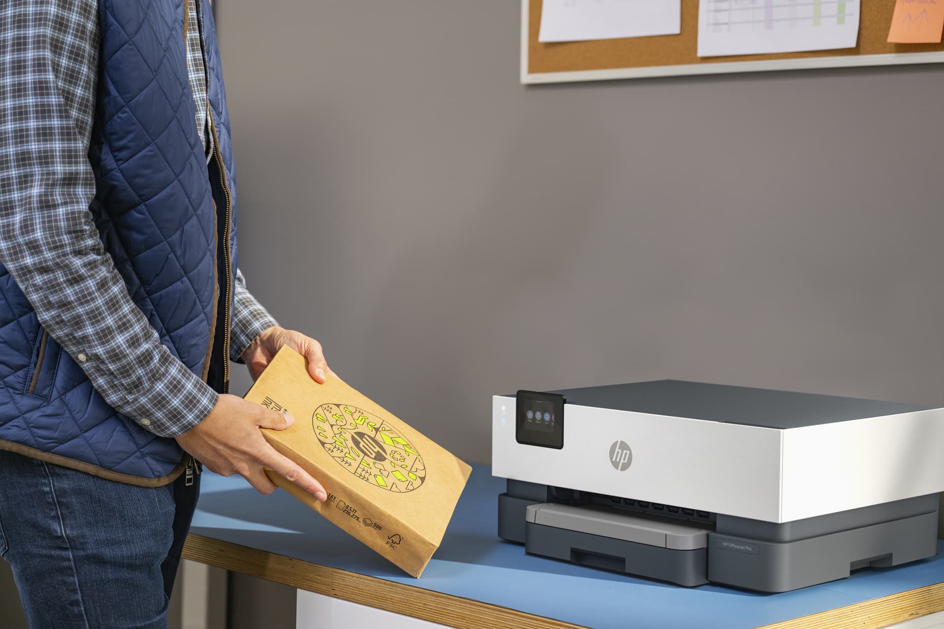 HP OfficeJet Pro 9110b Sem fios Cor Impressora, Impressão frente e verso — miniatura 9